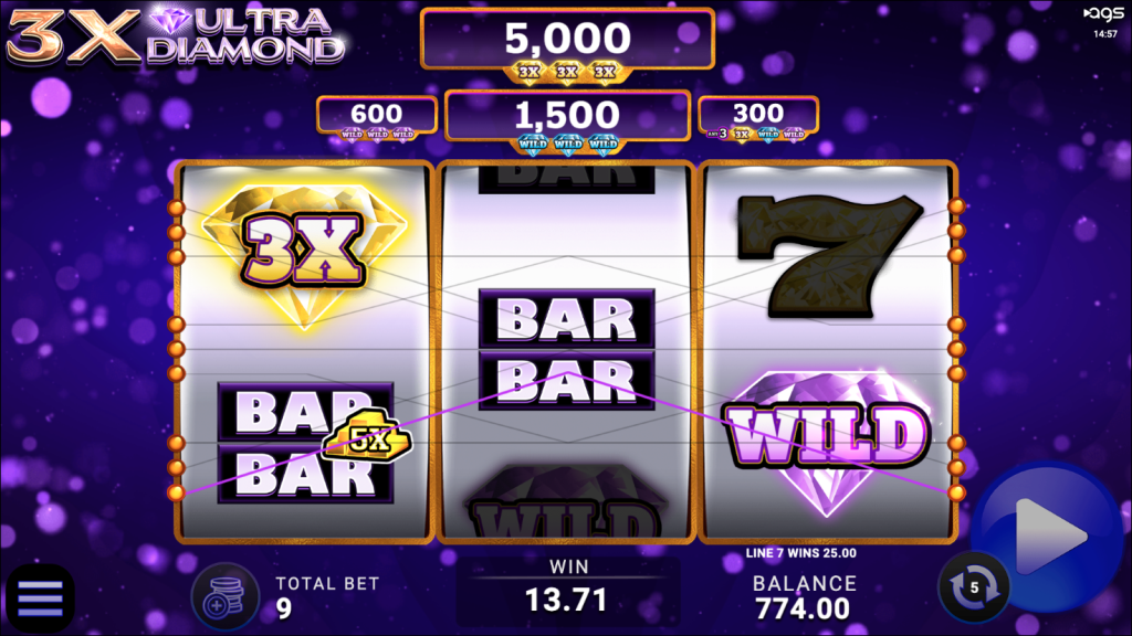 3x Ultra Diamond watermarked multipliers